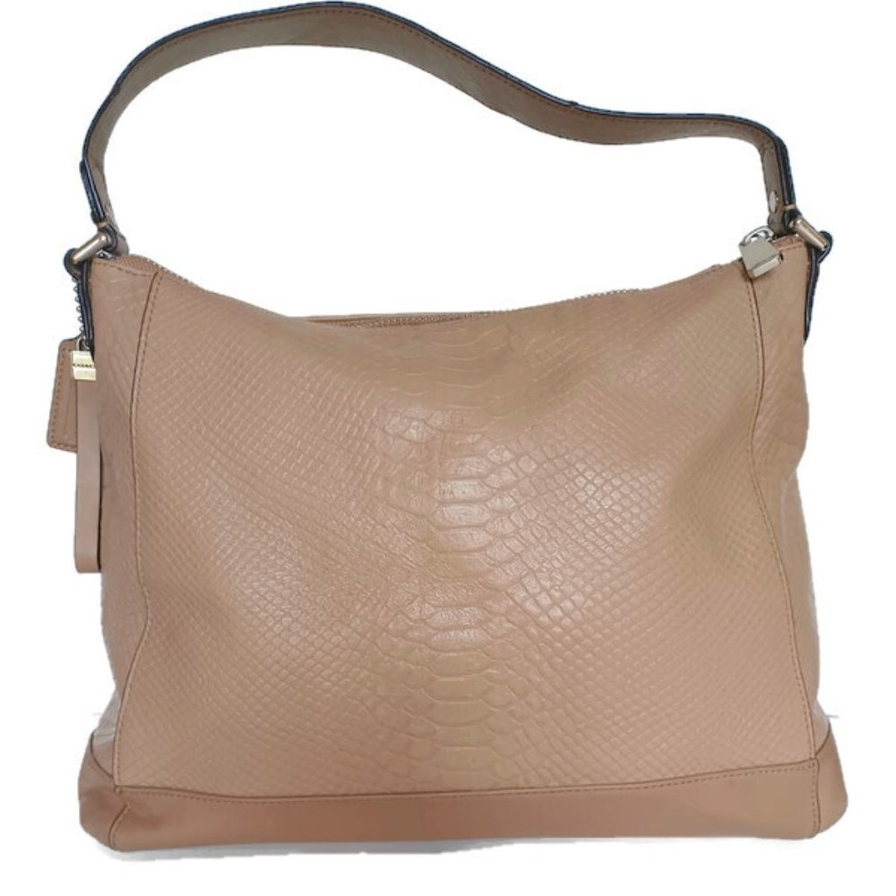 Coach Python Embossed Leather Bag - image 2
